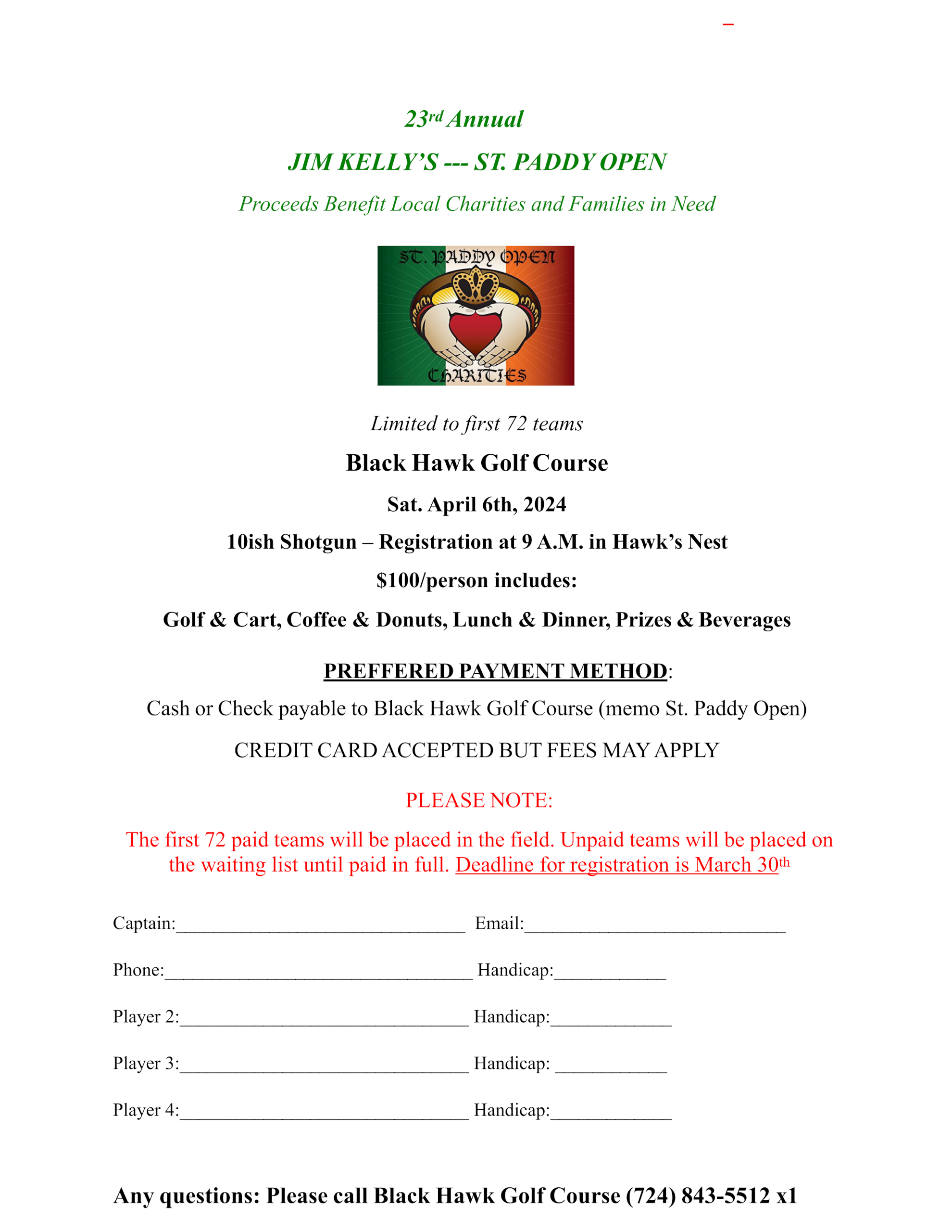 Black Hawk Golf Course | Home / Events Calendar - (February 2024) Black Hawk Golf Course Home / Events Calendar – (February 2024) BHGC (April 2024) St. Paddy's Day Open (Event / Flyer)